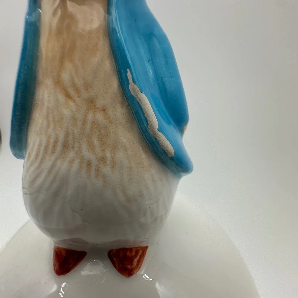 Beatrix Potter Peter Rabbit Egg Cookie Jar Teleflora 1996 Vintage Canister